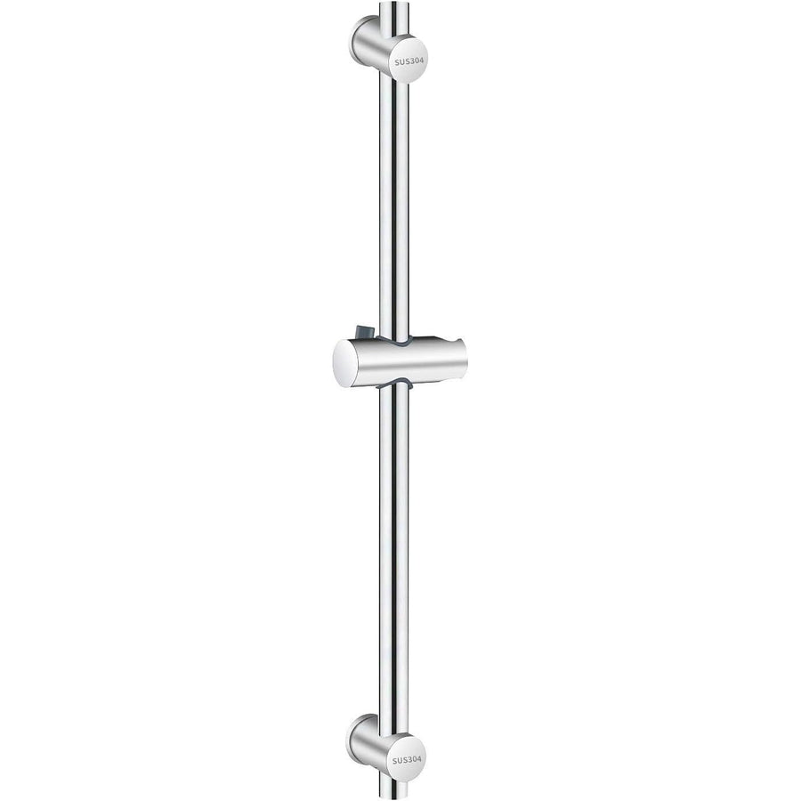 Vista Shower Riser Rail 66cm Stainless Steel Adjustable Wall Mounted - Massive Discounts