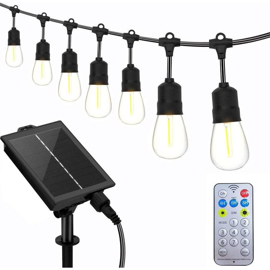 34M Solar Outdoor String Lights - 110Ft Waterproof LED with Remote - Massive Discounts