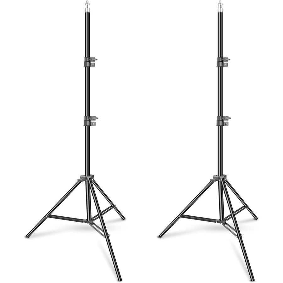 EMART 7Ft Light Stand 2-Pack – Portable Tripods for Ring Light, Flash, Studio