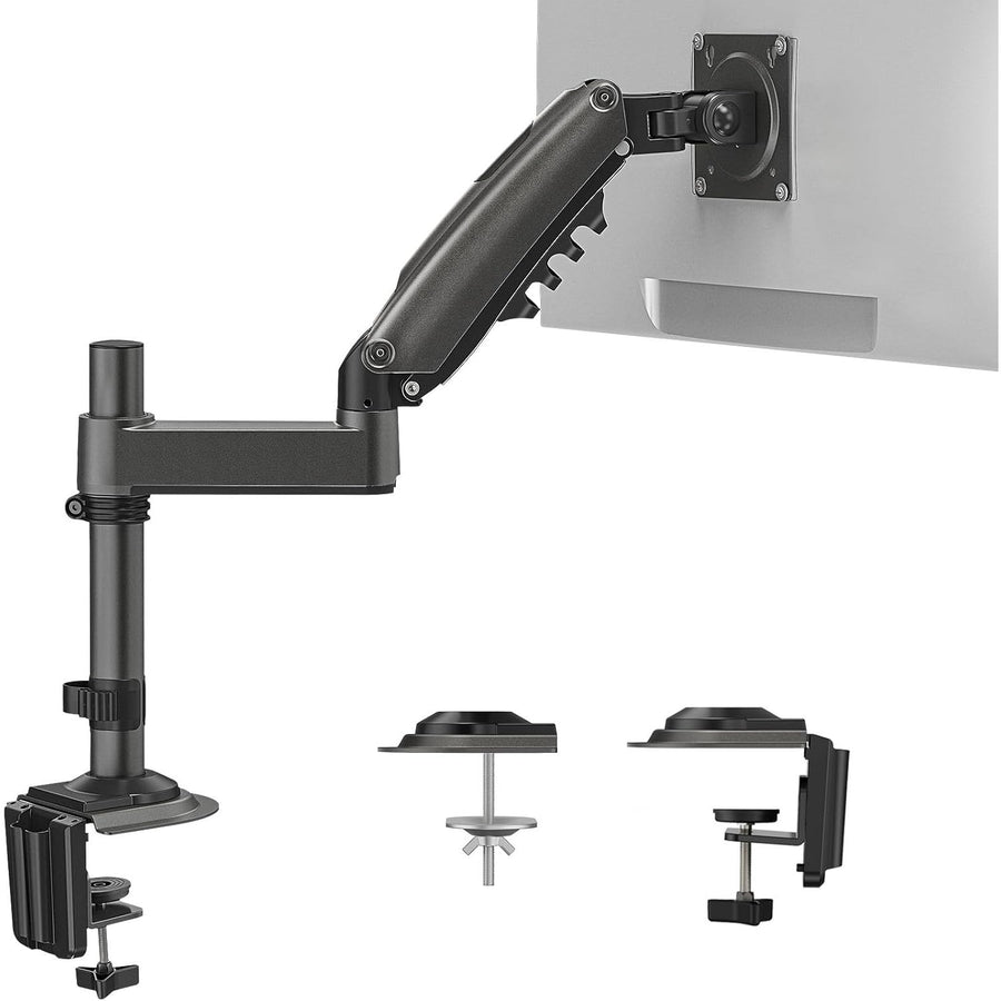 HUANUO Monitor Arm 13"-34" with Pole & Gas Spring, VESA Desk Mount
