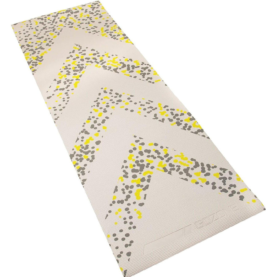 GoZone Yoga Exercise Mat 24x68in, 6mm Thick, Non-Slip Surface, Grey - Massive Discounts