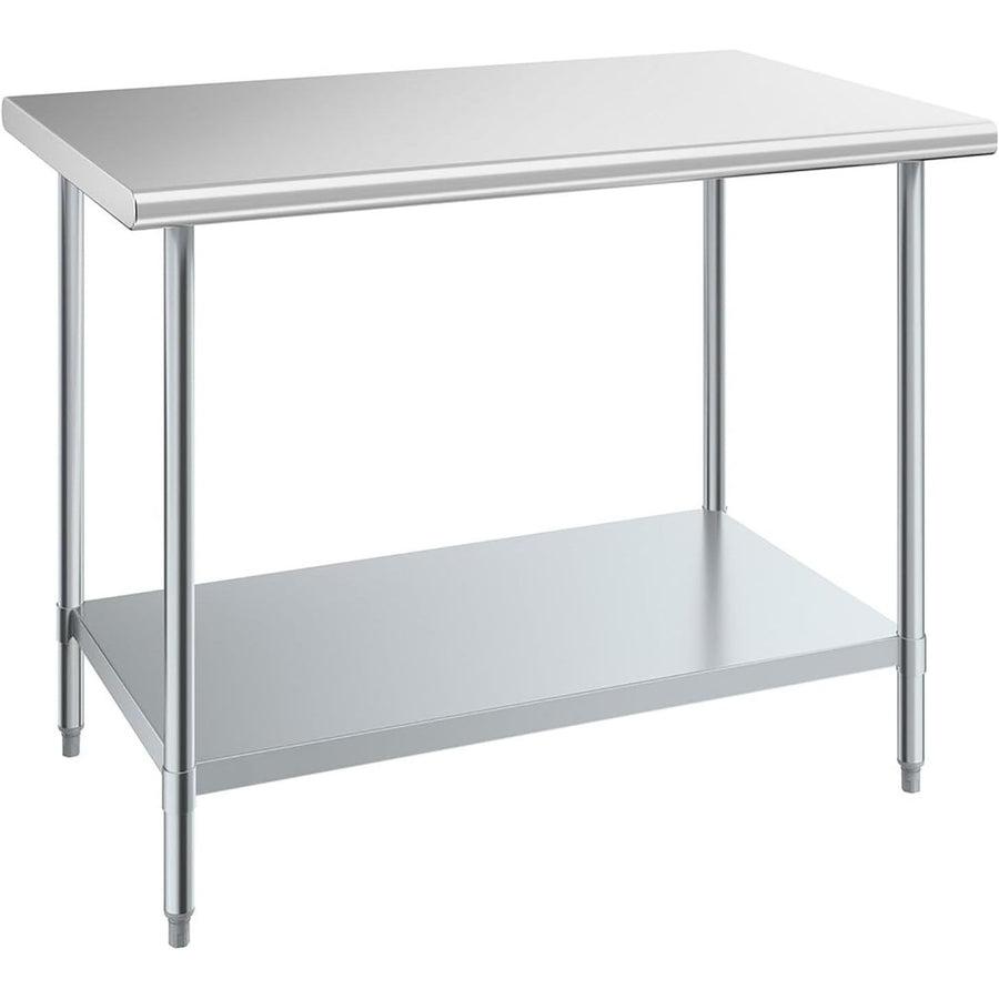 Stainless Steel Kitchen Work Table with Undershelf 90x60x85cm 250KG Nisorpa