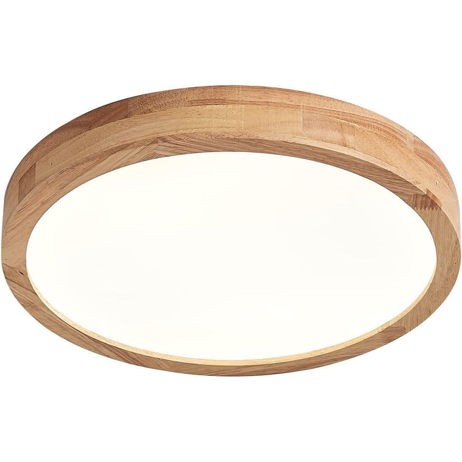 Schindora Wooden LED Ceiling Light 20W Ø30cm 4500K Neutral White