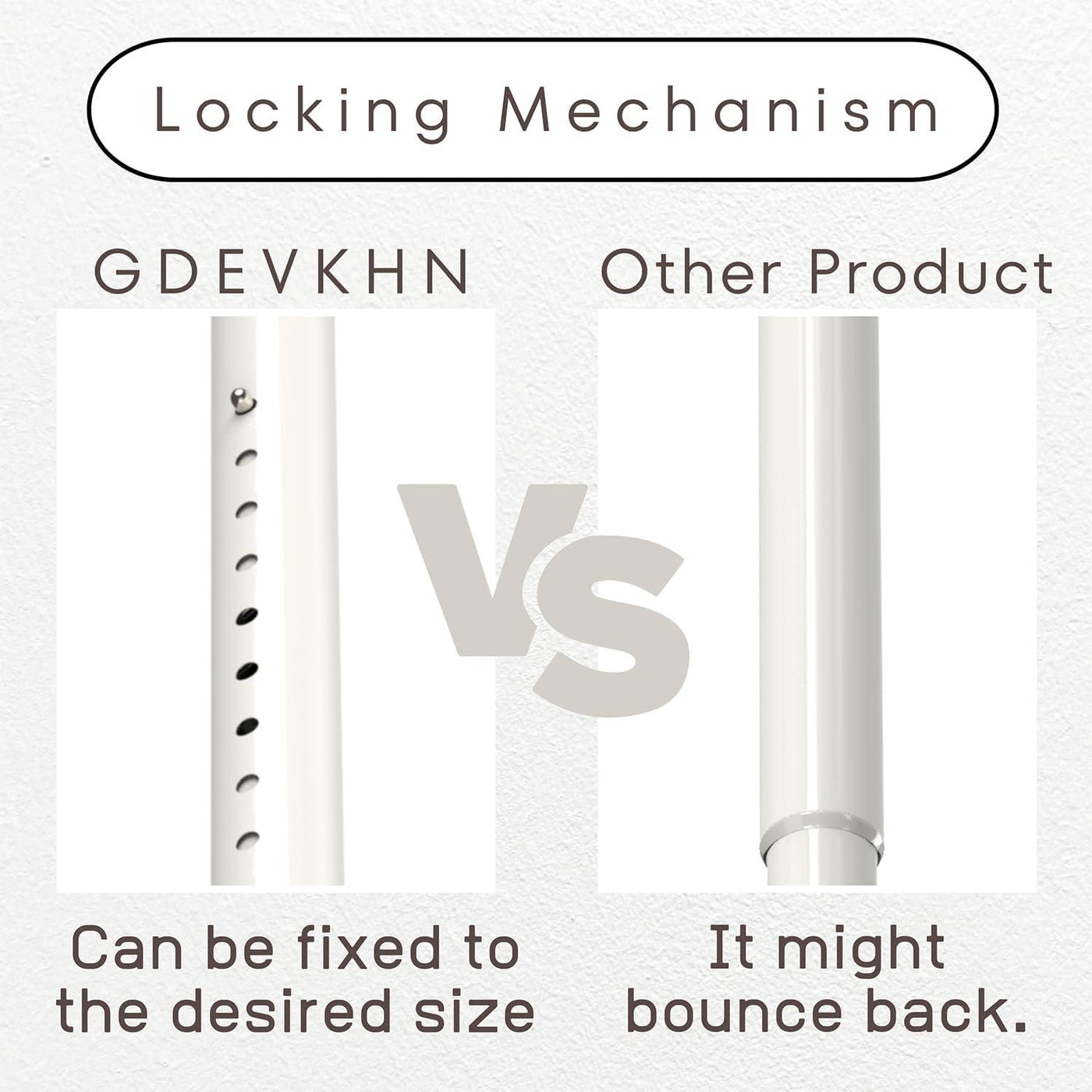 Shower Curtain Rail Extendable 90-140CM Φ32mm Stainless Steel - Massive Discounts