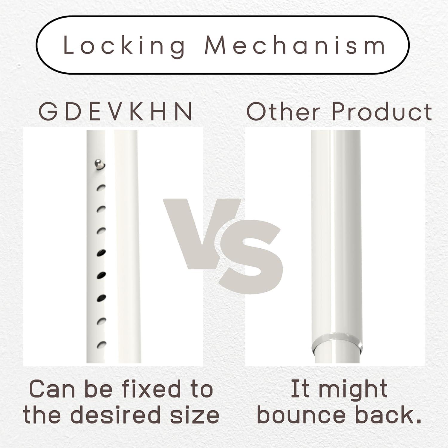 Shower Curtain Rail Extendable 90-140CM Φ32mm Stainless Steel - Massive Discounts