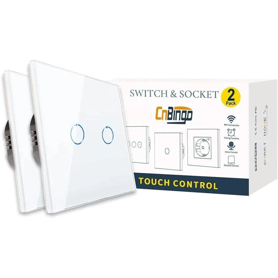 Smart Light Switch 2 Pack WiFi Work with Alexa/Google Home 1000W - Massive Discounts