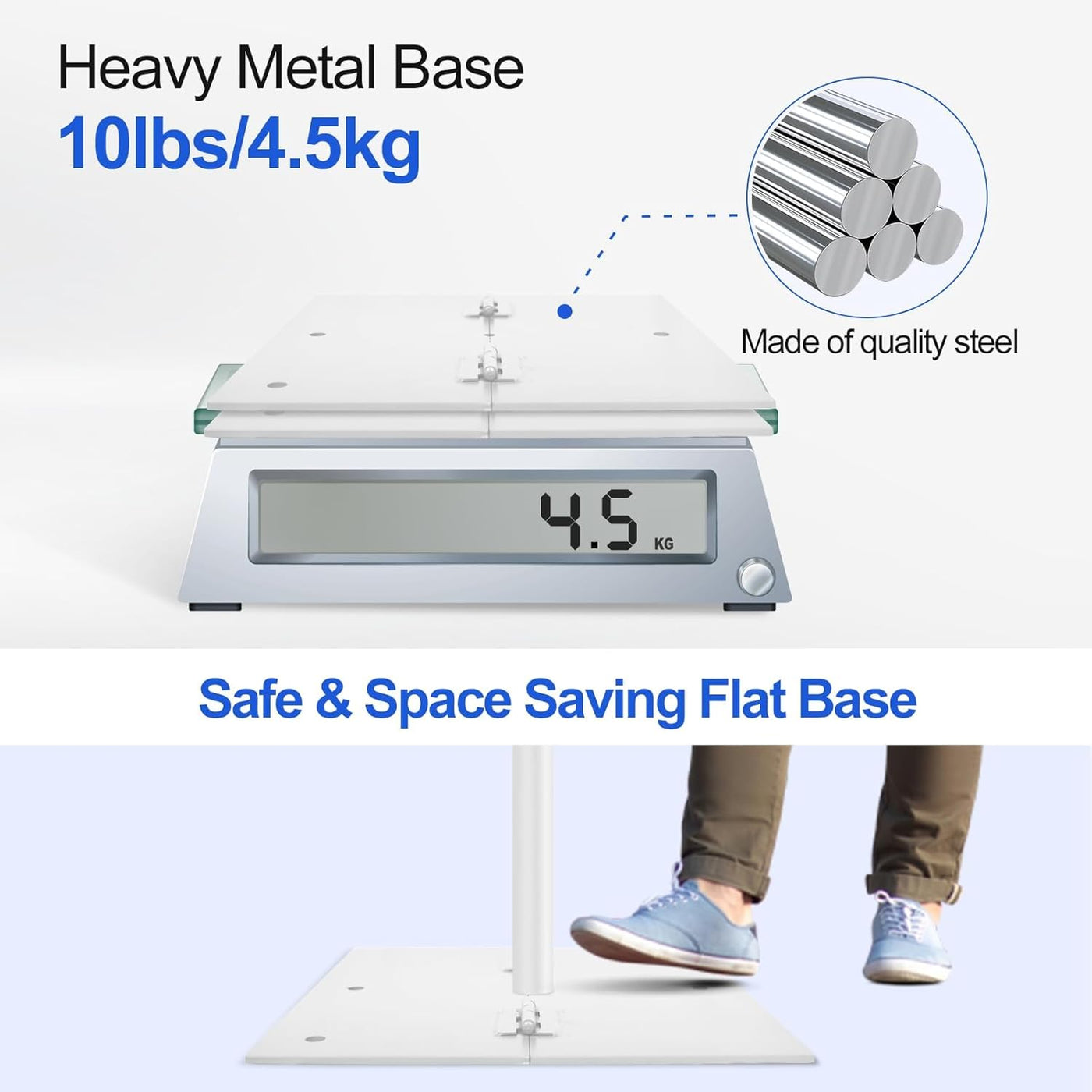 Backdrop Stand 2x3m Adjustable Heavy Duty Steel Frame Photo Studio EMART