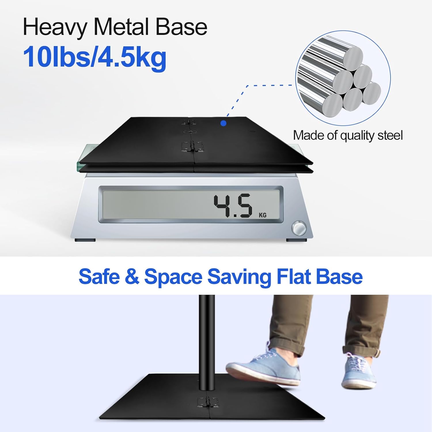 Backdrop Stand Heavy Duty 2x3m Adjustable Background Frame Steel Base EMART
