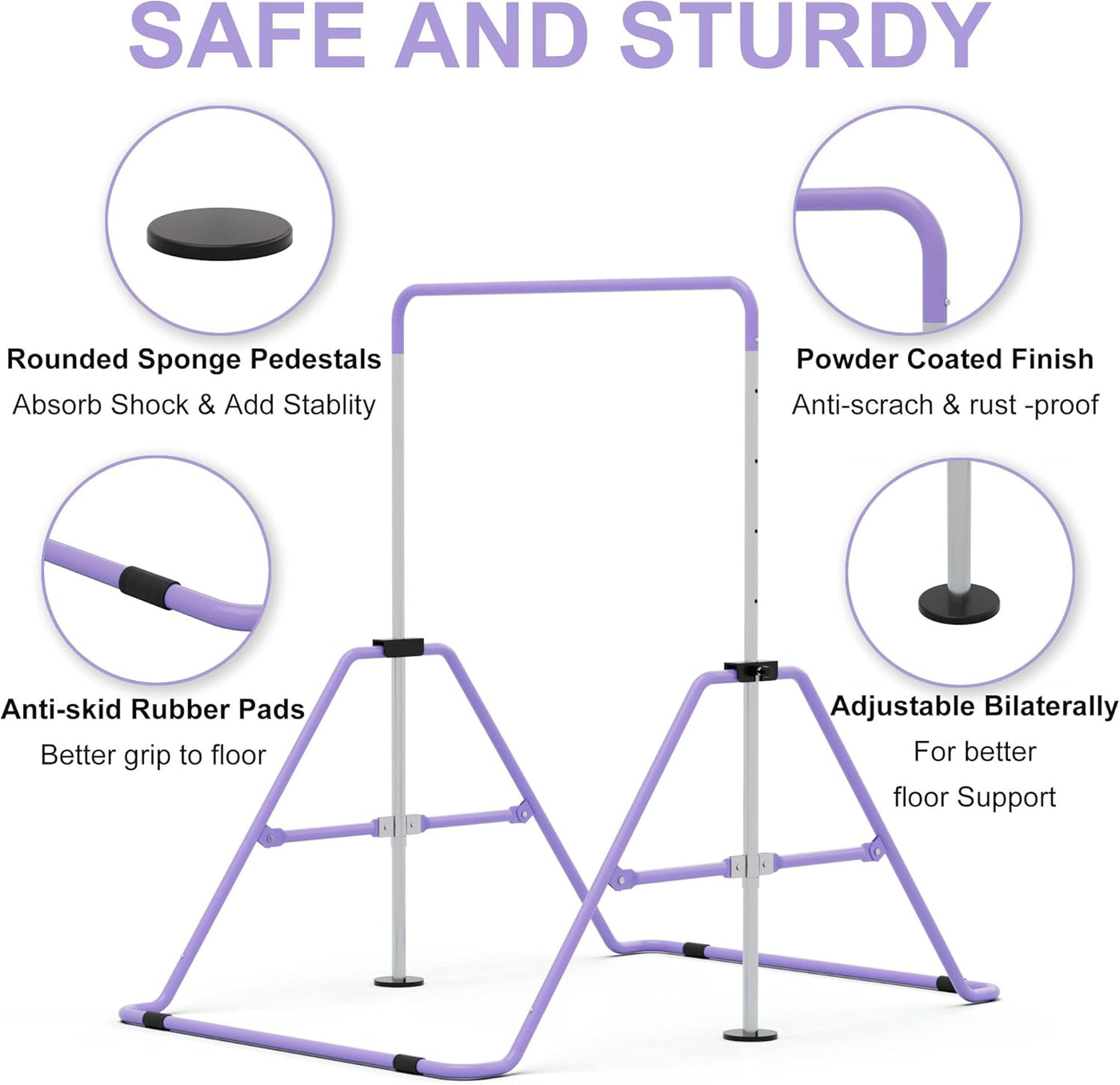 GYMMAGE Adjustable Junior Kip Bar, Gymnastics Training Equipment for Home - Massive Discounts