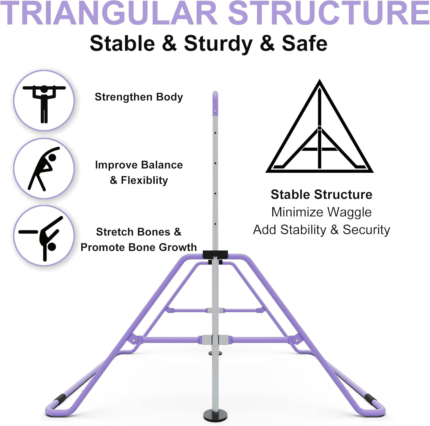 GYMMAGE Adjustable Junior Kip Bar, Gymnastics Training Equipment for Home - Massive Discounts