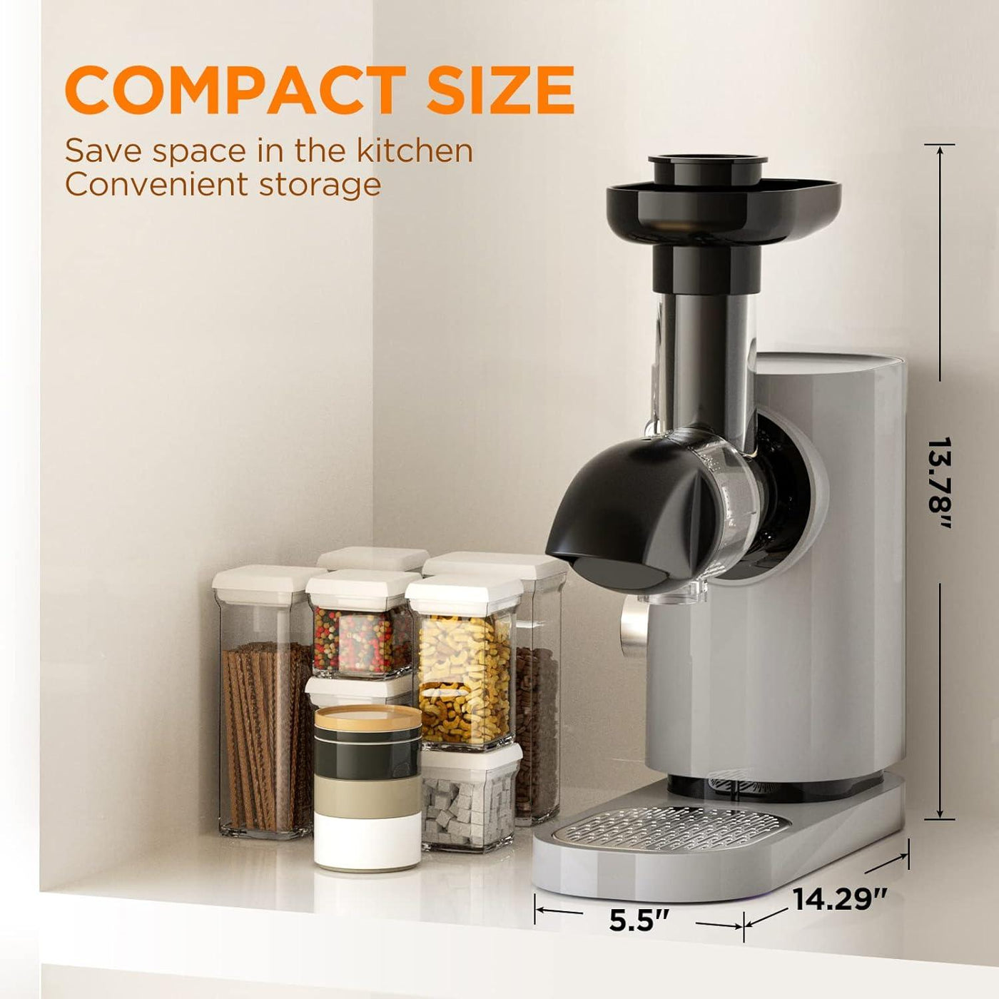 AOBOSI  Slow Masticating Juicer Machines with Quiet Motor Reverse Function