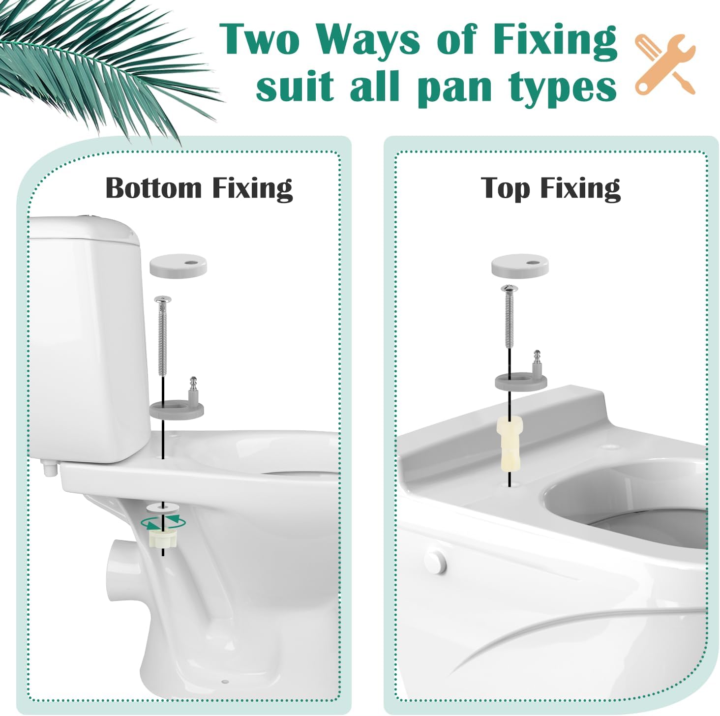 STOREMIC Toilet Seat Soft Close White D Shape Quick Release Top Fixing