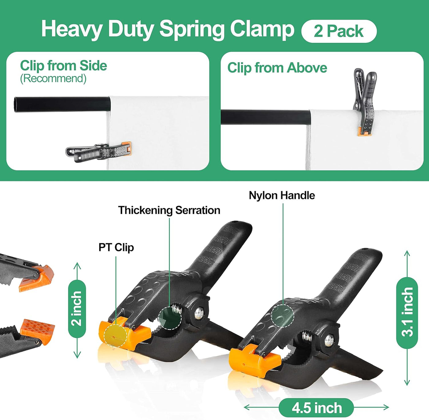 White Photography Backdrop 1.5x2m with T-Stand 1.5x2.6m Studio Kit EMART