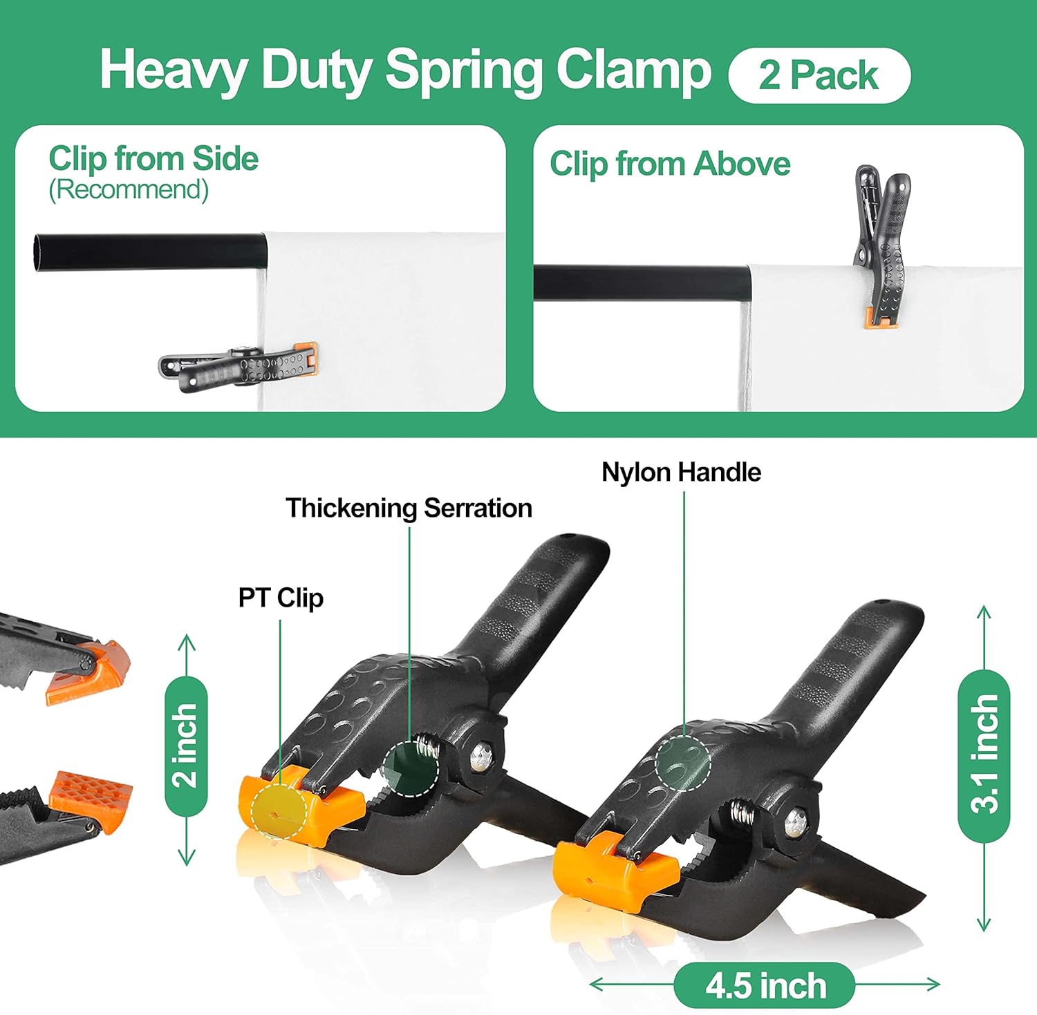 White Photography Backdrop 1.5x2m with T-Stand 1.5x2.6m Studio Kit EMART
