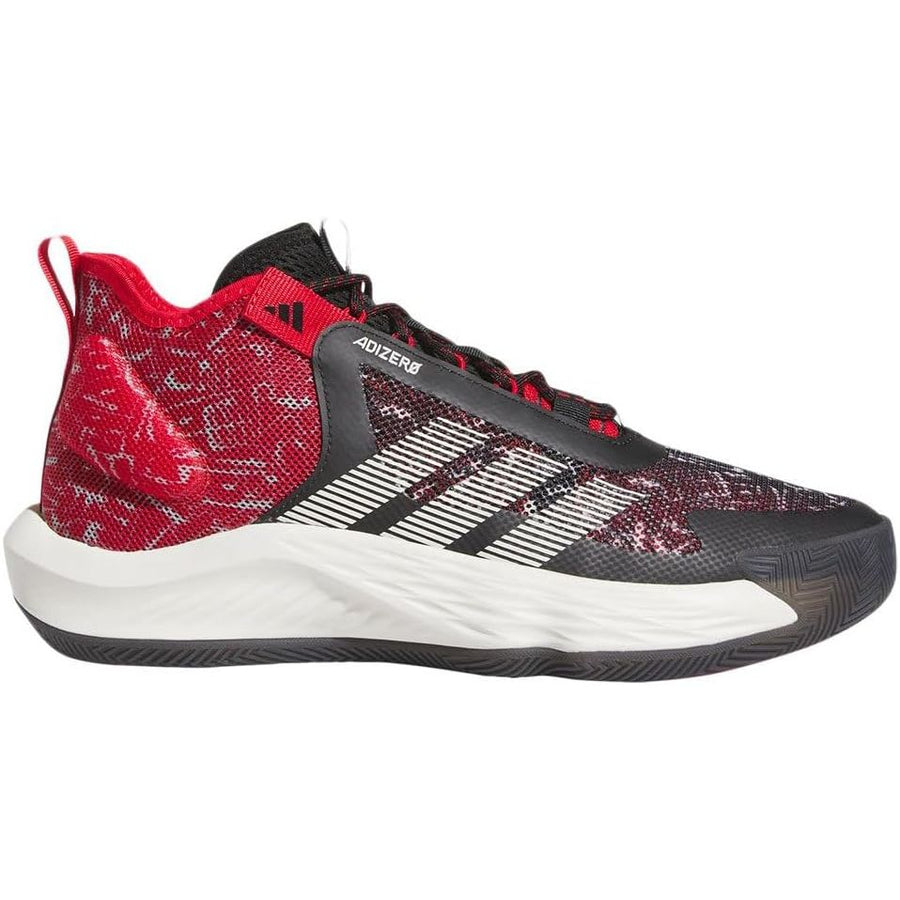 Adidas Adizero Select IF2164 basketball shoes with black, red, and white color scheme.