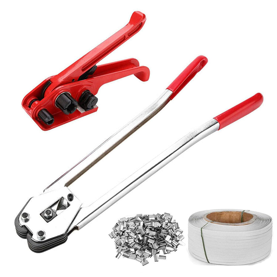 Tonchean Pallet Strapping Kit, 1200m Belt, 1000 Seals, Heavy Duty Tensioner Tool - Massive Discounts
