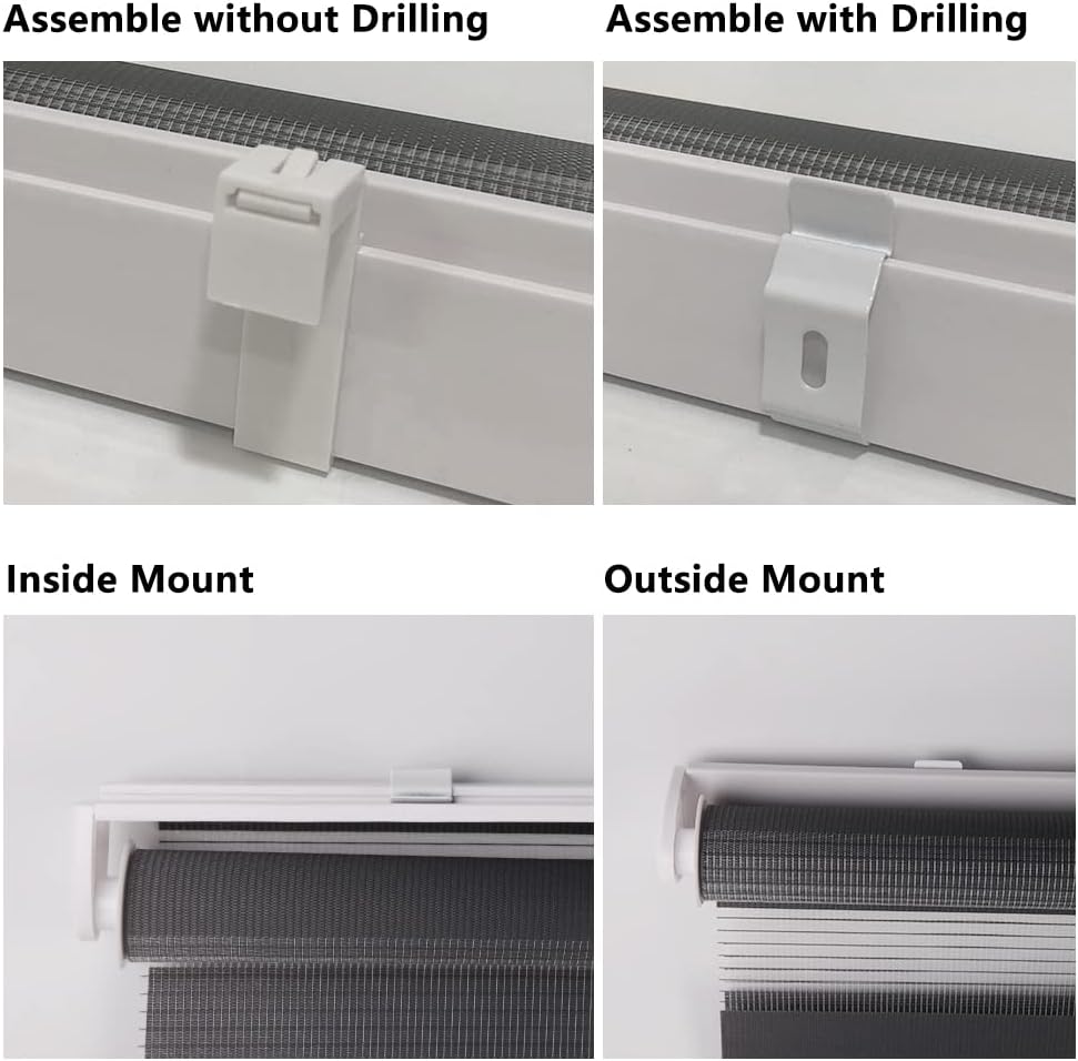 Day and Night Zebra Roller Blinds 95x230cm Light Filtering Kokorona