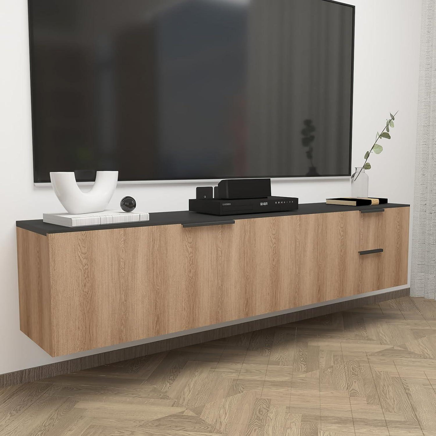 Wallpaper Self Adhesive Wood Effect Vinyl 31.5x157in WMatte Waterproof - Massive Discounts