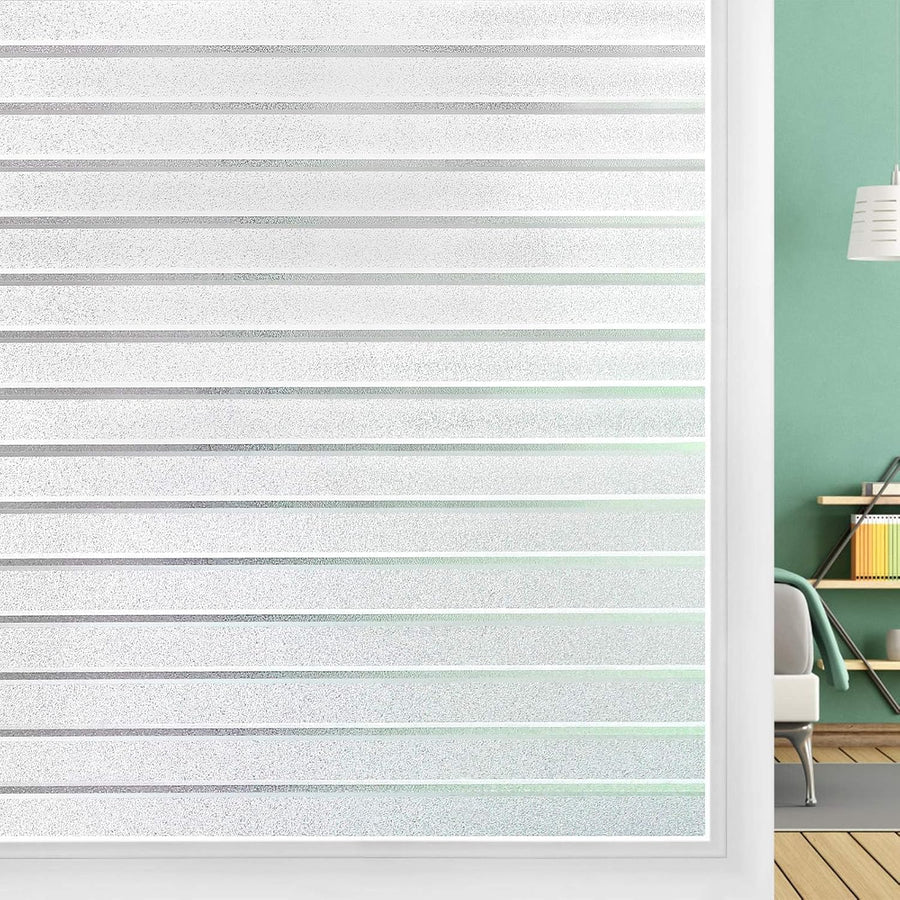 DOWELL Privacy Window Film 90x200cm Frosted Decorative Glass Cover Home & Office - Massive Discounts