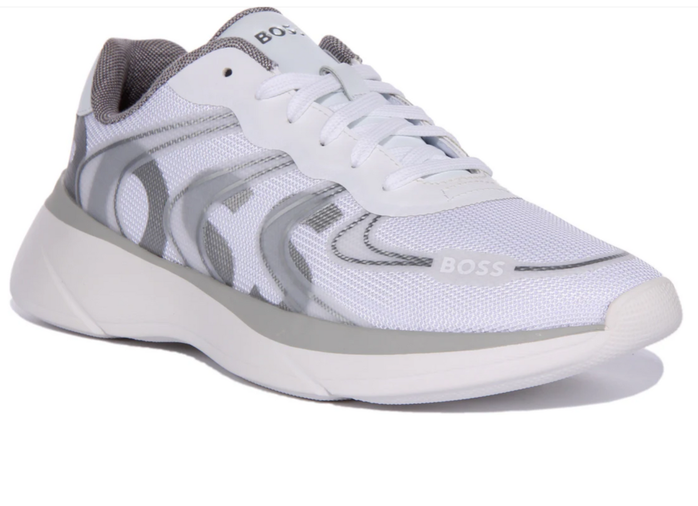 UK 6 Hugo Boss Dean Men’s Runners Trainers with Logo Details – EU 40