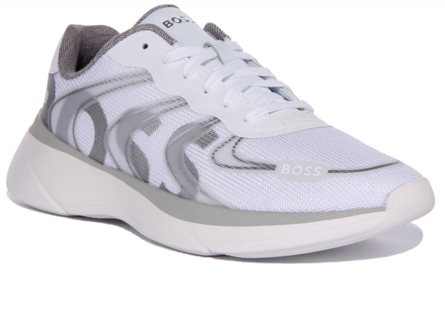 UK 6 Hugo Boss Dean Men’s Runners Trainers with Logo Details – EU 40