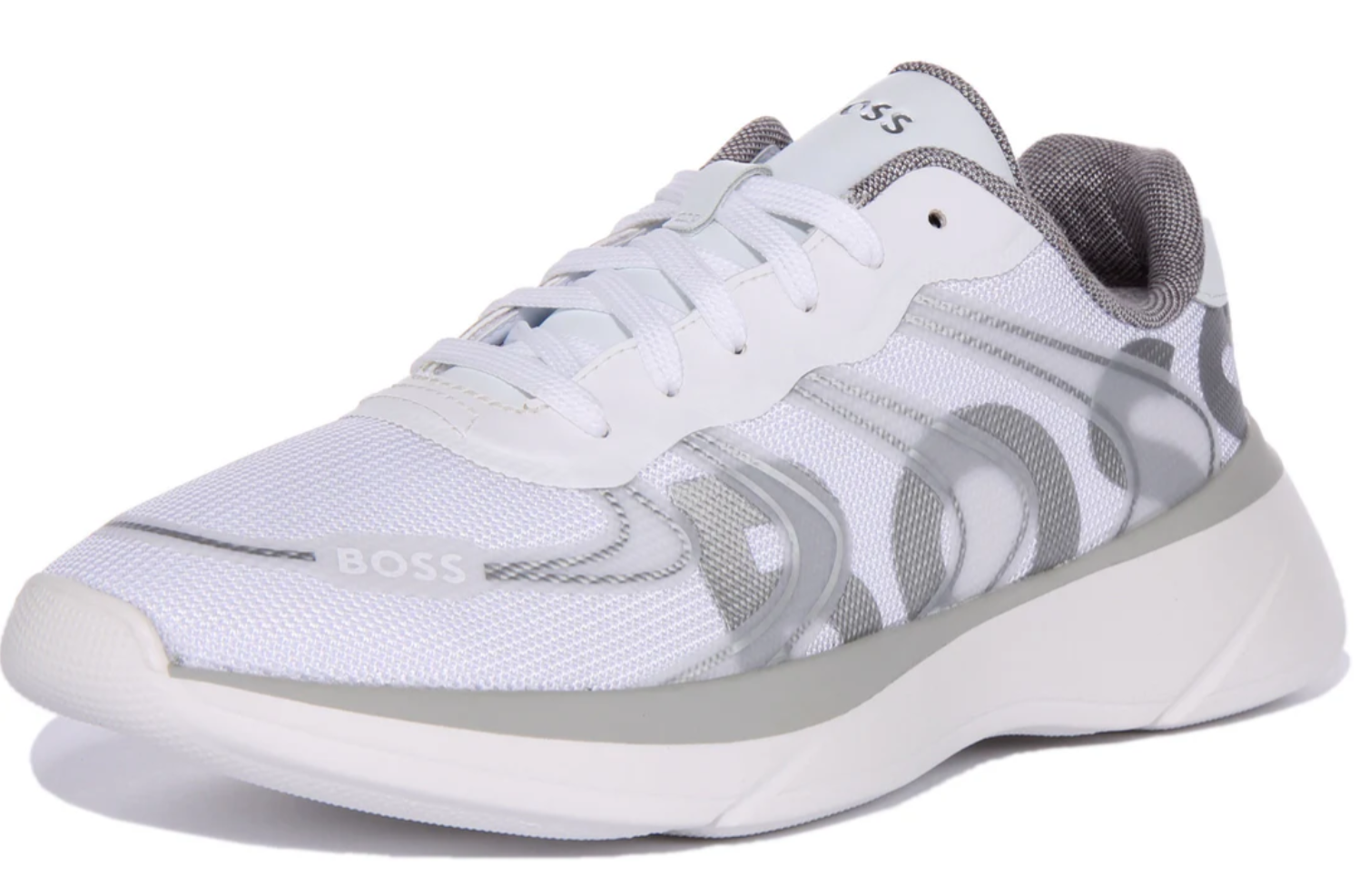 UK 6 Hugo Boss Dean Men’s Runners Trainers with Logo Details – EU 40