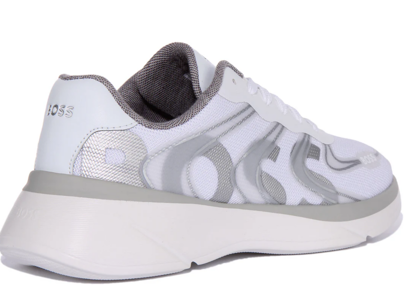 UK 6 Hugo Boss Dean Men’s Runners Trainers with Logo Details – EU 40