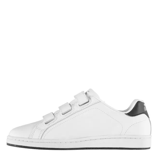 UK 3 Slazenger Ash Vel Junior White Kids’ Trainers – EU 35.5