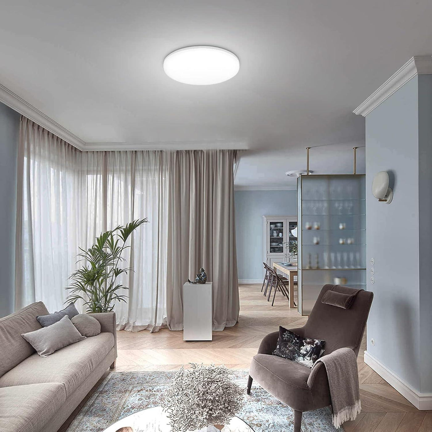 Ceiling Light Ultra Slim 36W 3240LM LED Cold Light Ø23cm Indoor - Massive Discounts