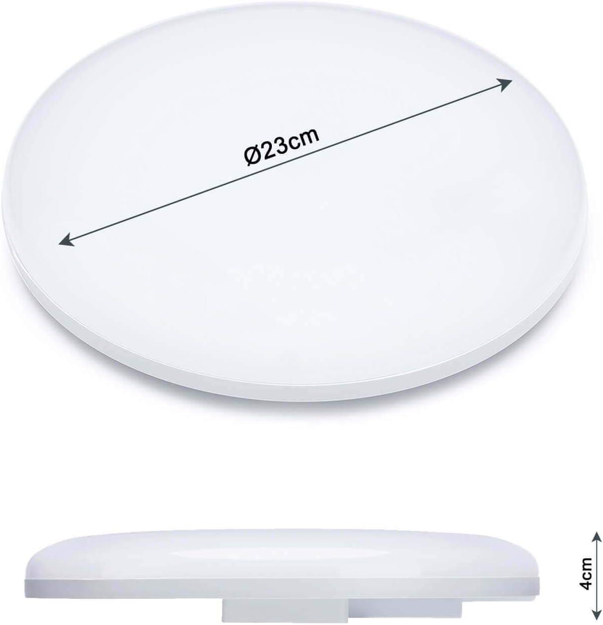 Ceiling Light Ultra Slim 36W 3240LM LED Panel Natural White Ø23cm - Massive Discounts