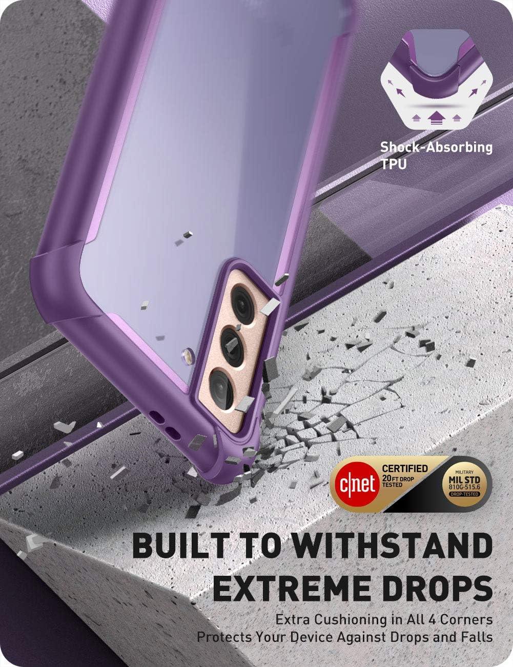 Clear Bumper Case for 6.2-Inch Samsung Galaxy S21 5G Shock-Absorbent - Massive Discounts