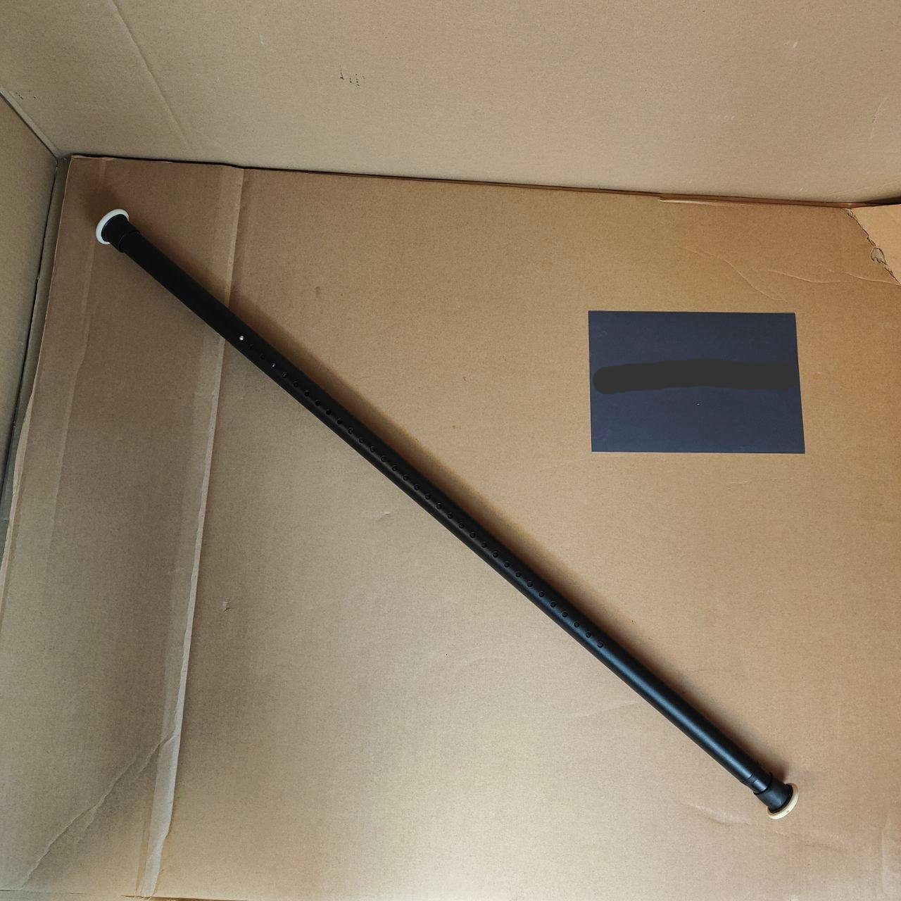 Extendable Shower Curtain Rod No Drilling 110-160CM Black Tension Rod - Massive Discounts