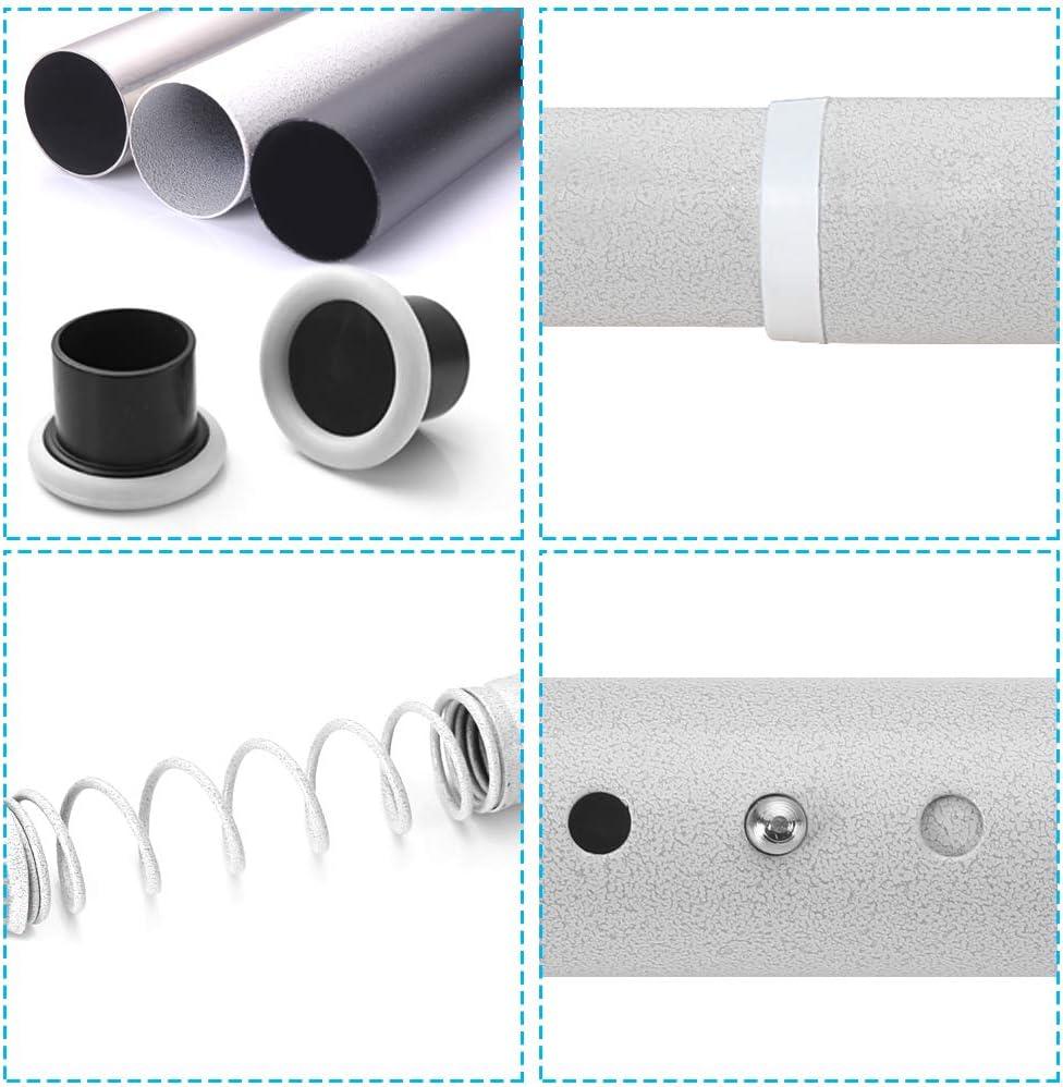 Extendable Shower Curtain Rod No Drilling 70-110CM White Adjustable - Massive Discounts