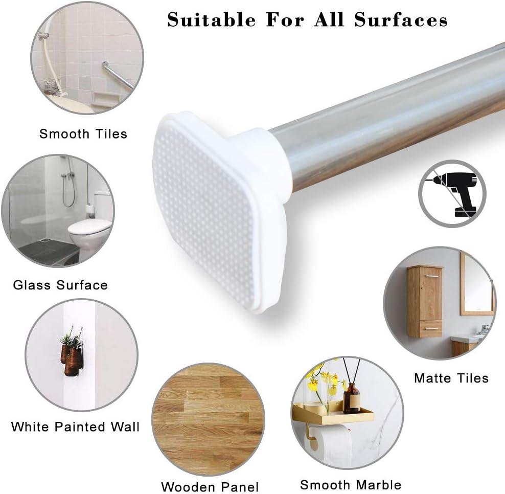 Extendable Shower Curtain Rod No Drilling, Telescopic 310-360 CM - Massive Discounts