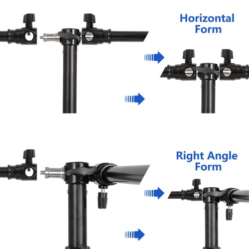 EMART 10x20 ft Adjustable Heavy Duty Backdrop Stand Kit w/ 3 Stands and 5 Clamps