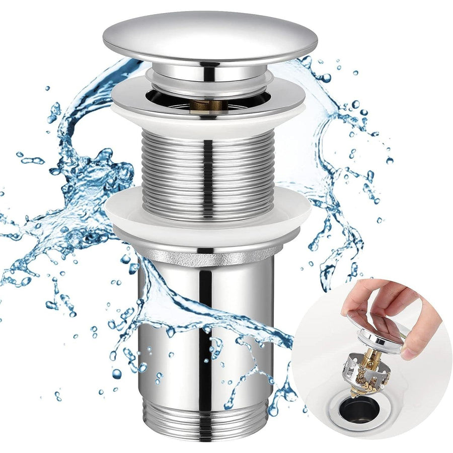 KES Sink Drain without Overflow Sink Plug Drain Valve Pop-up Valve Drain Plug - Massive Discounts