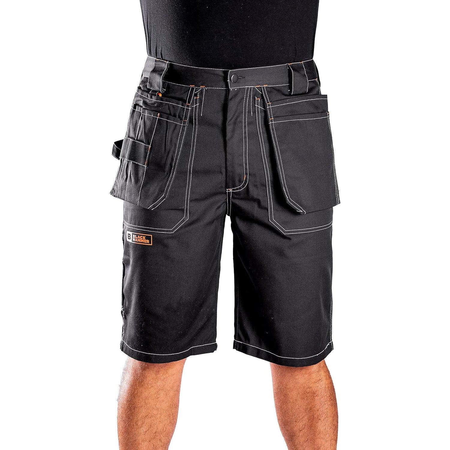 Mens Work Shorts Multi Pockets 30W Cargo Heavy Duty Triple Stitched - Massive Discounts