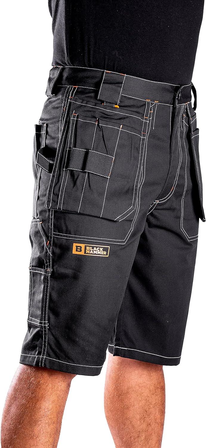 Mens Work Shorts Multi Pockets 30W Cargo Heavy Duty Triple Stitched - Massive Discounts