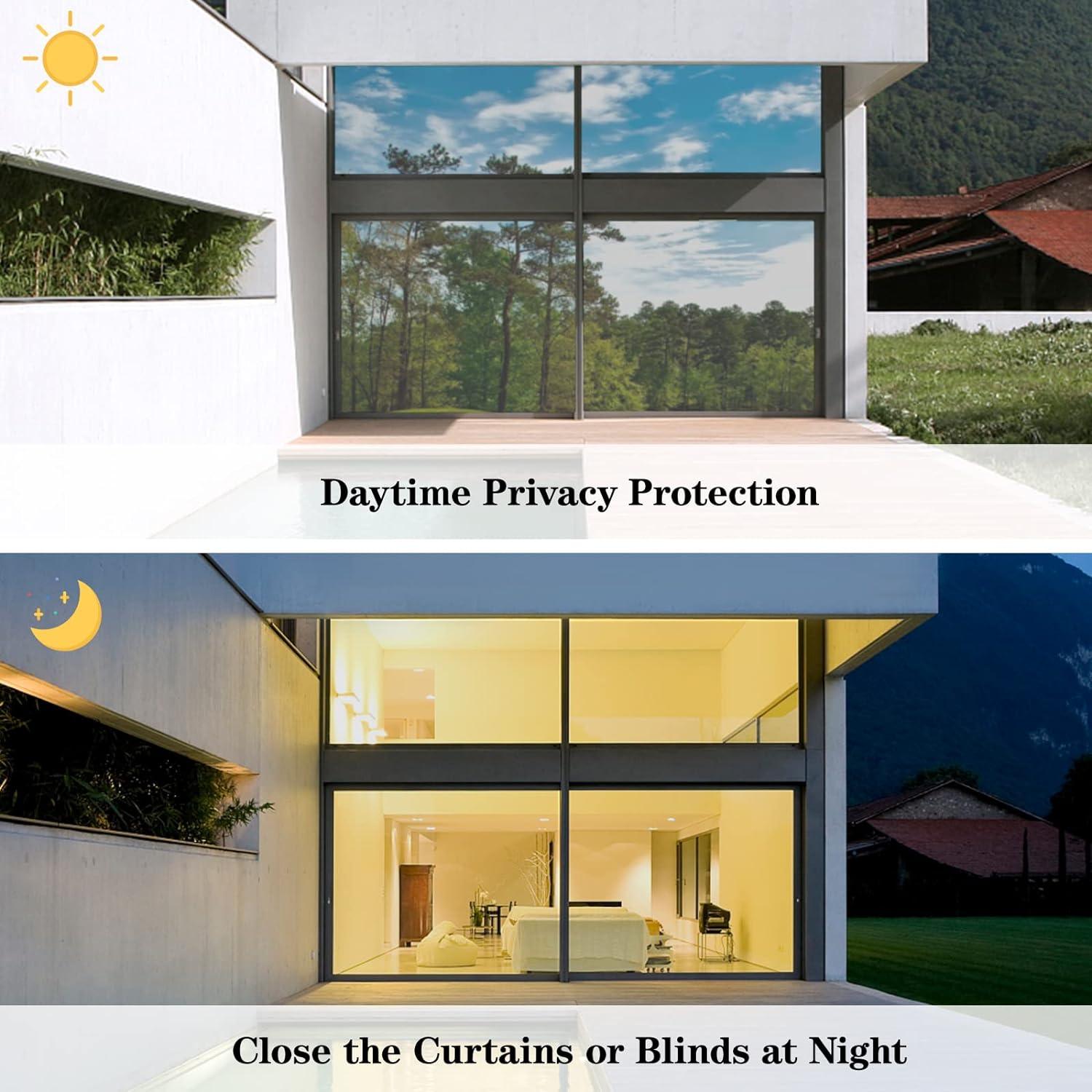 Window Film Sun Blocking One Way Mirror Film Anti Glare Reflective - Massive Discounts