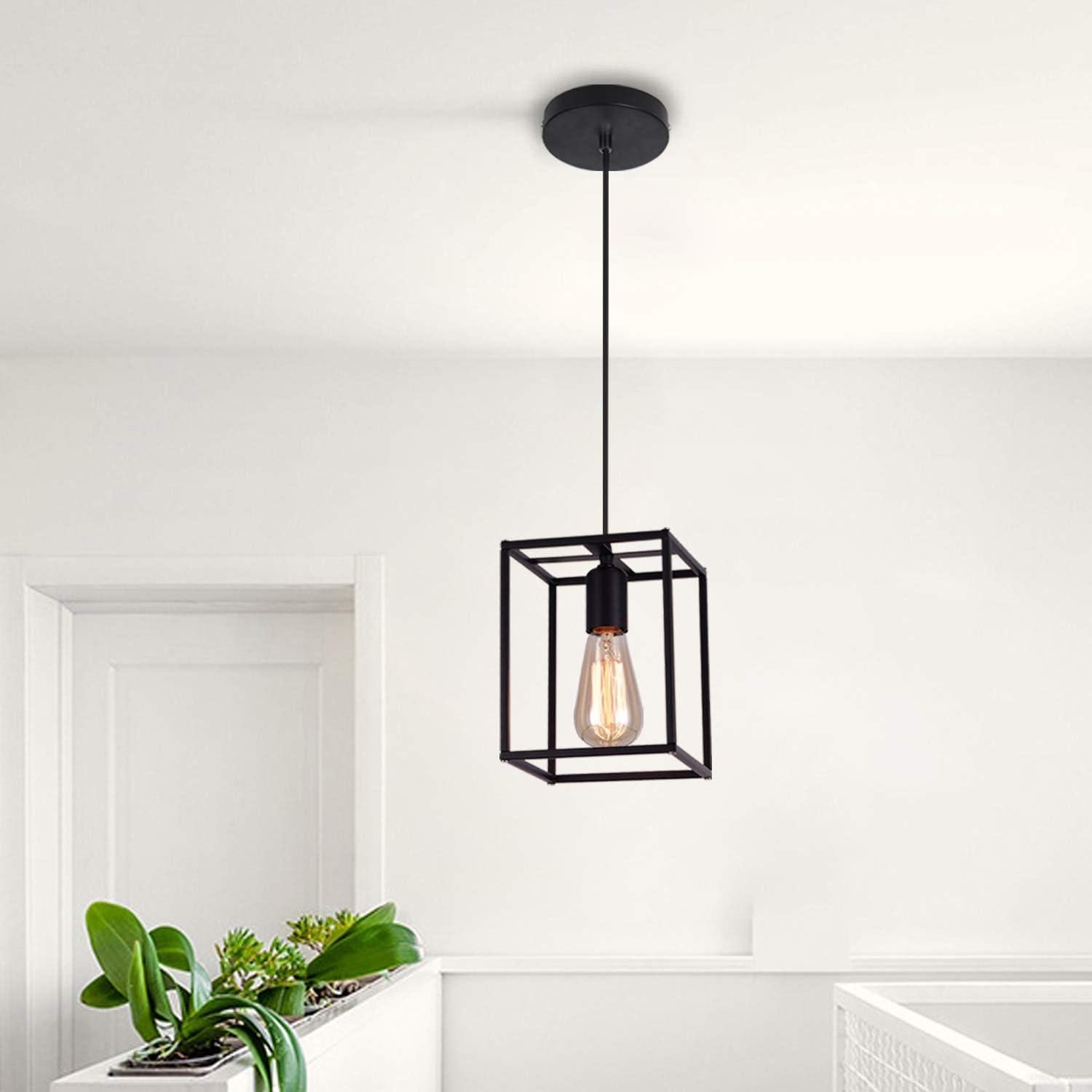 Pendant Light Vintage Retro Ceiling Lamp Industrial Black Metal Lamp - Massive Discounts