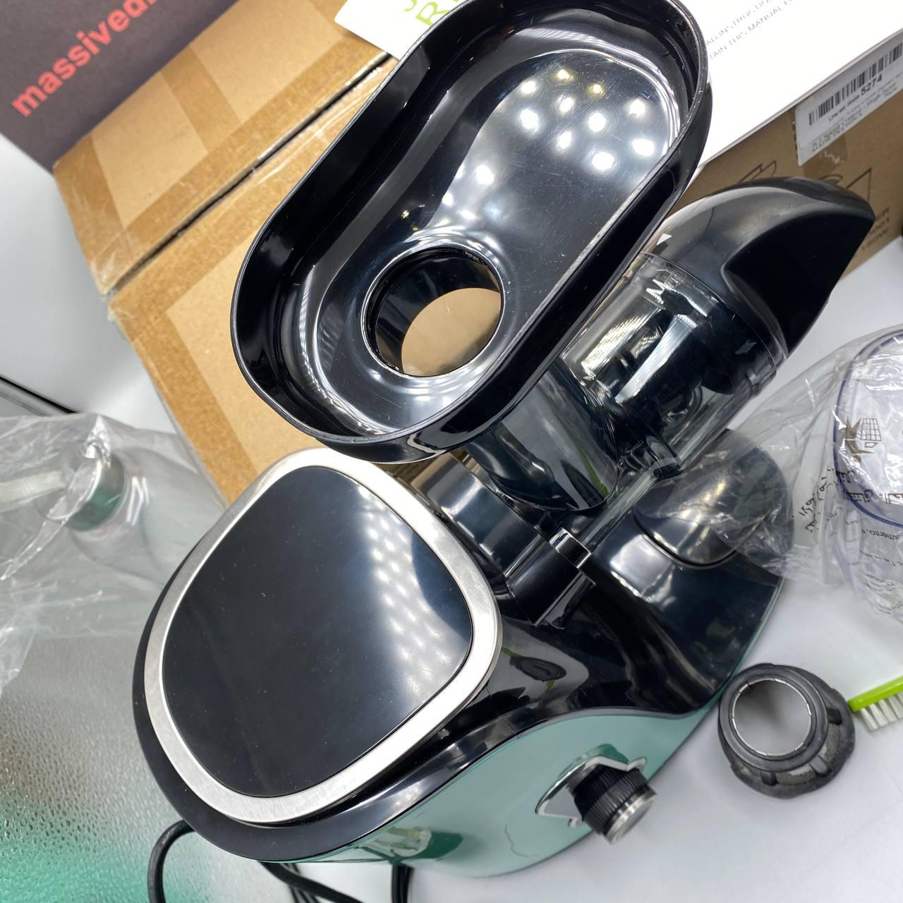 AMZCHEF Cold Press Juicer with 2 Speed Control, Ultradense Filter, Masticating Slow