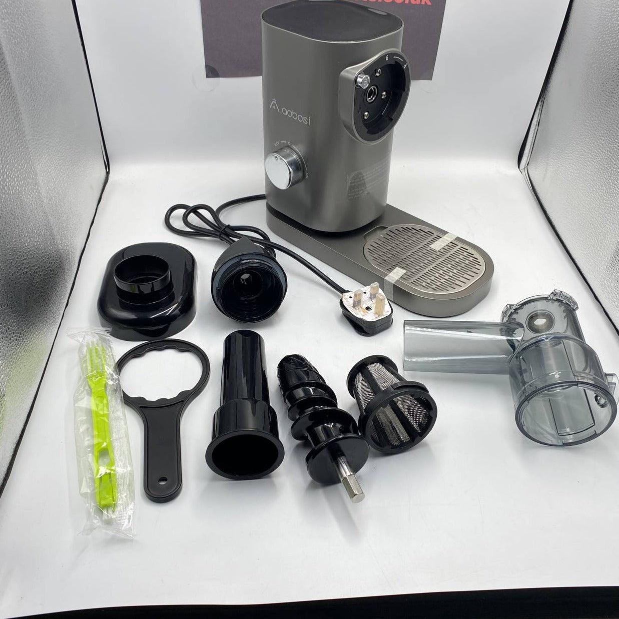 AOBOSI  Slow Masticating Juicer Machines with Quiet Motor Reverse Function