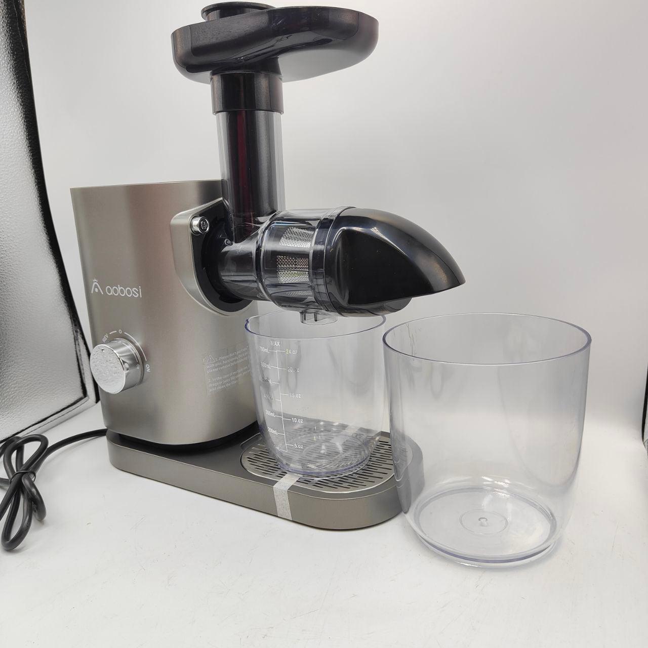 AOBOSI  Slow Masticating Juicer Machines with Quiet Motor Reverse Function