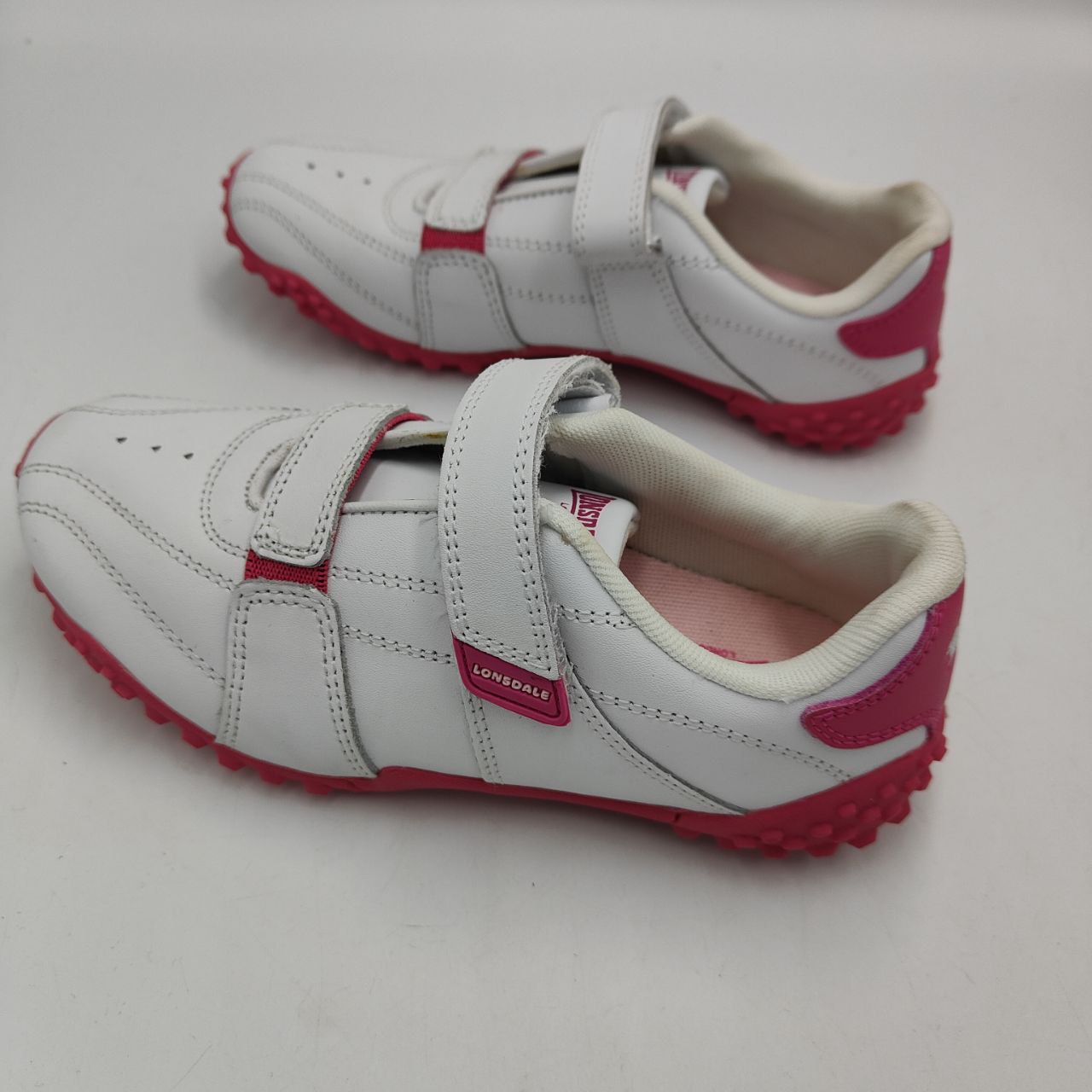 Lonsdale Fulham Trainers Child in Pink, Size UK 2 / EU 34