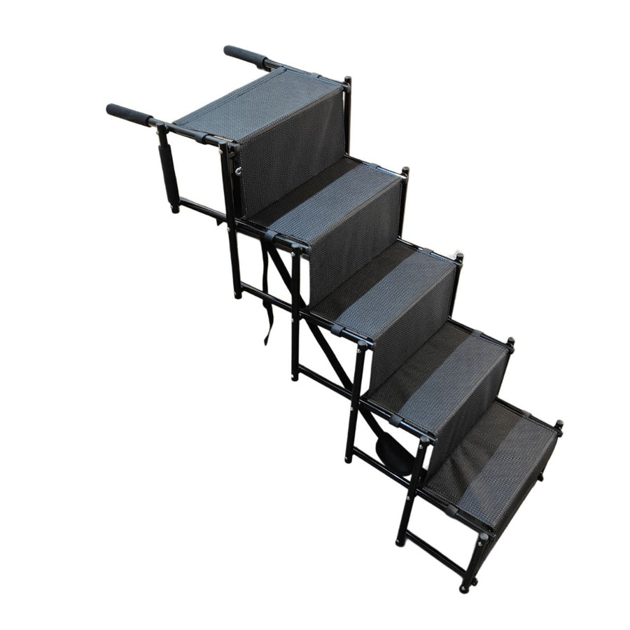 Foldable Dog Ramp 5 Steps – 100x110x42cm Non-Slip Stairs for Pets