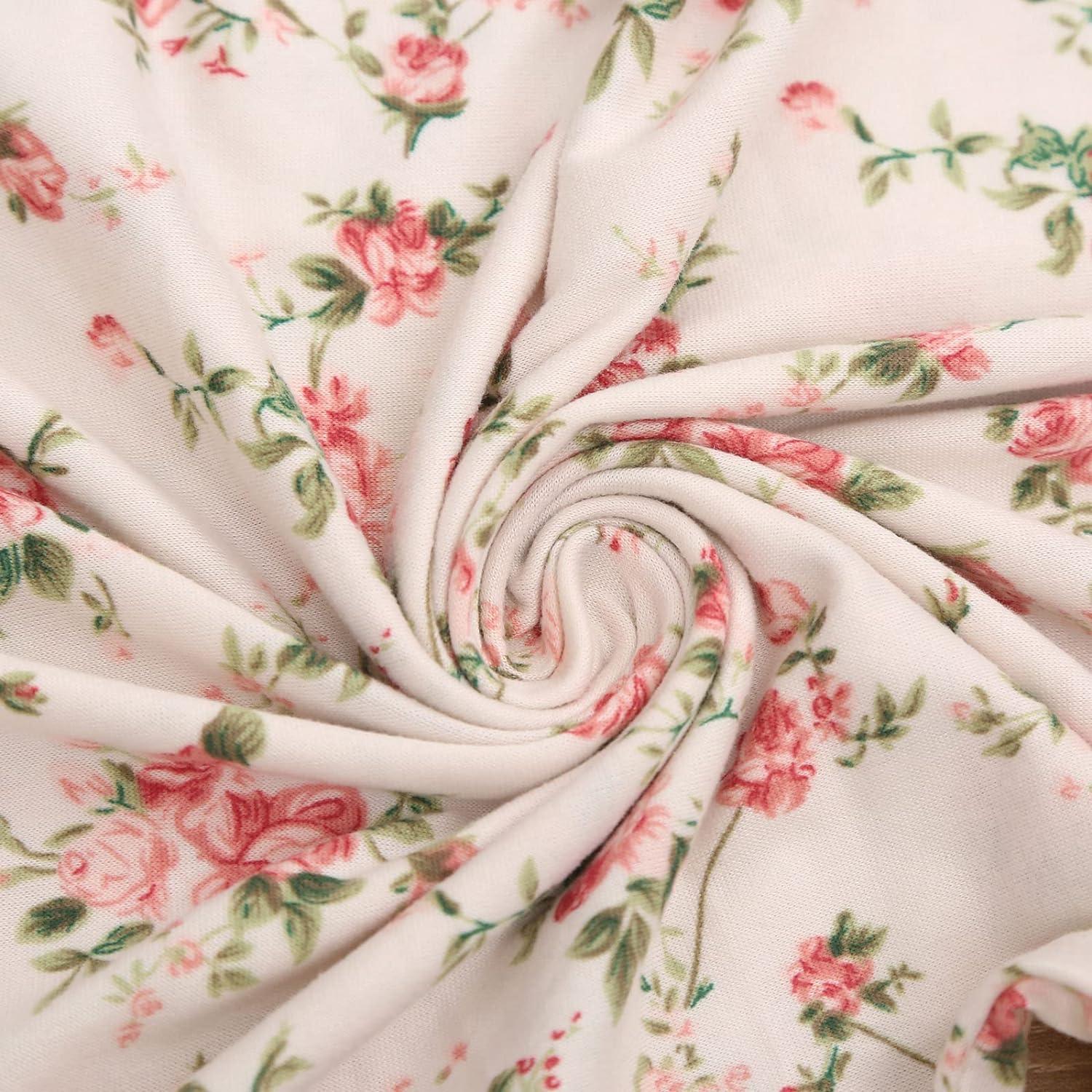 Slipcovers For Chairs 4 pack Pink Floral Seat Covers One-Size - Massive Discounts