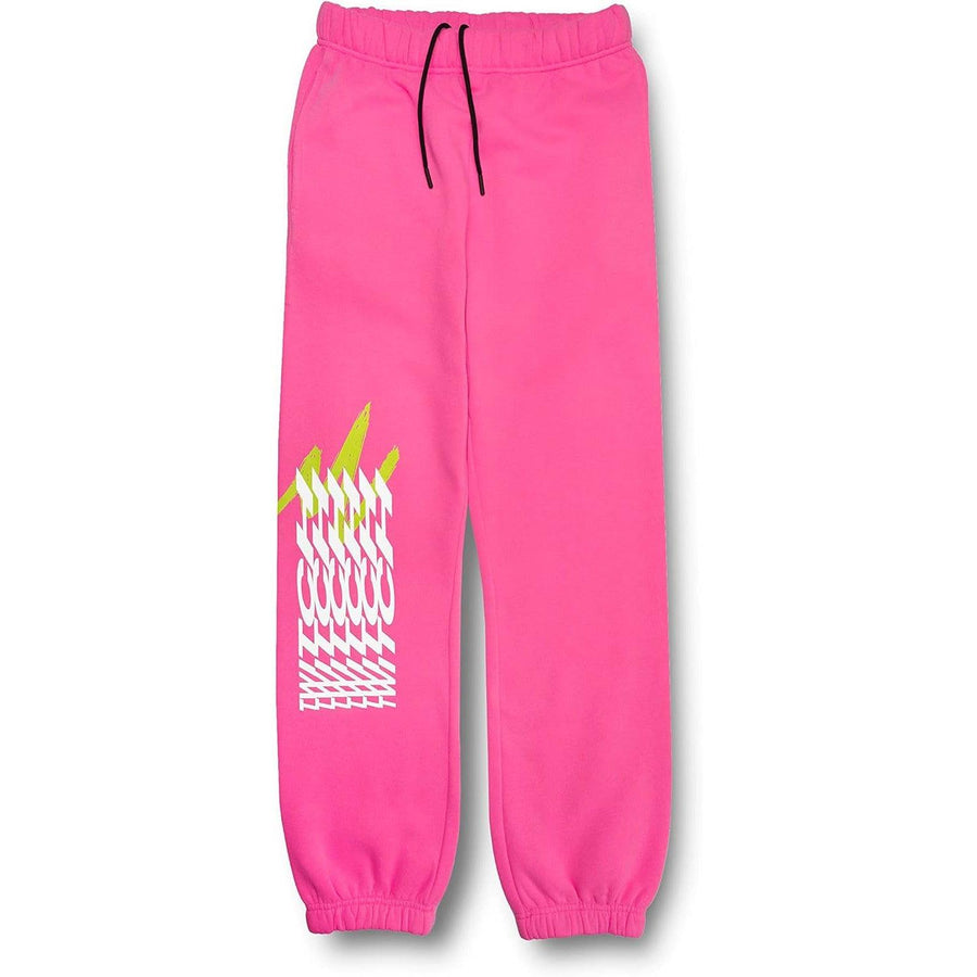 Twitch Fleece Jogger Sweatpants Bright Pink - 2XL Unisex With Pockets - Massive Discounts