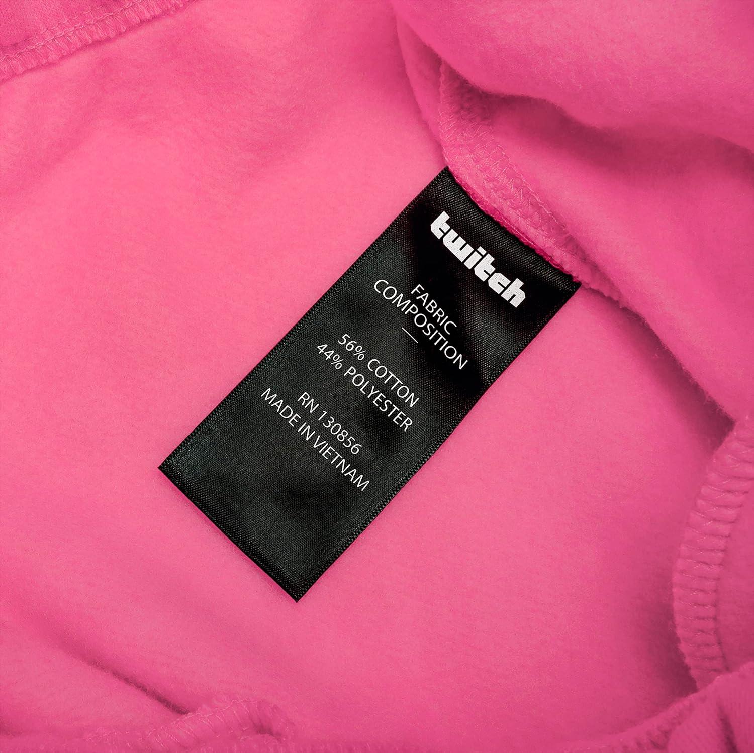 Twitch Fleece Jogger Sweatpants Bright Pink - 2XL Unisex With Pockets - Massive Discounts