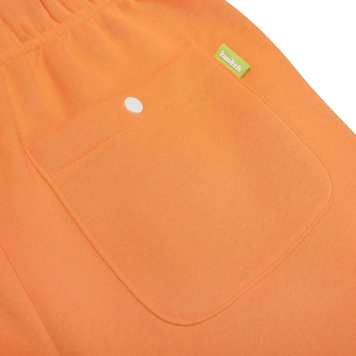 Twitch Fleece Jogger Sweatpants Orange - XS Unisex With Pockets - Massive Discounts