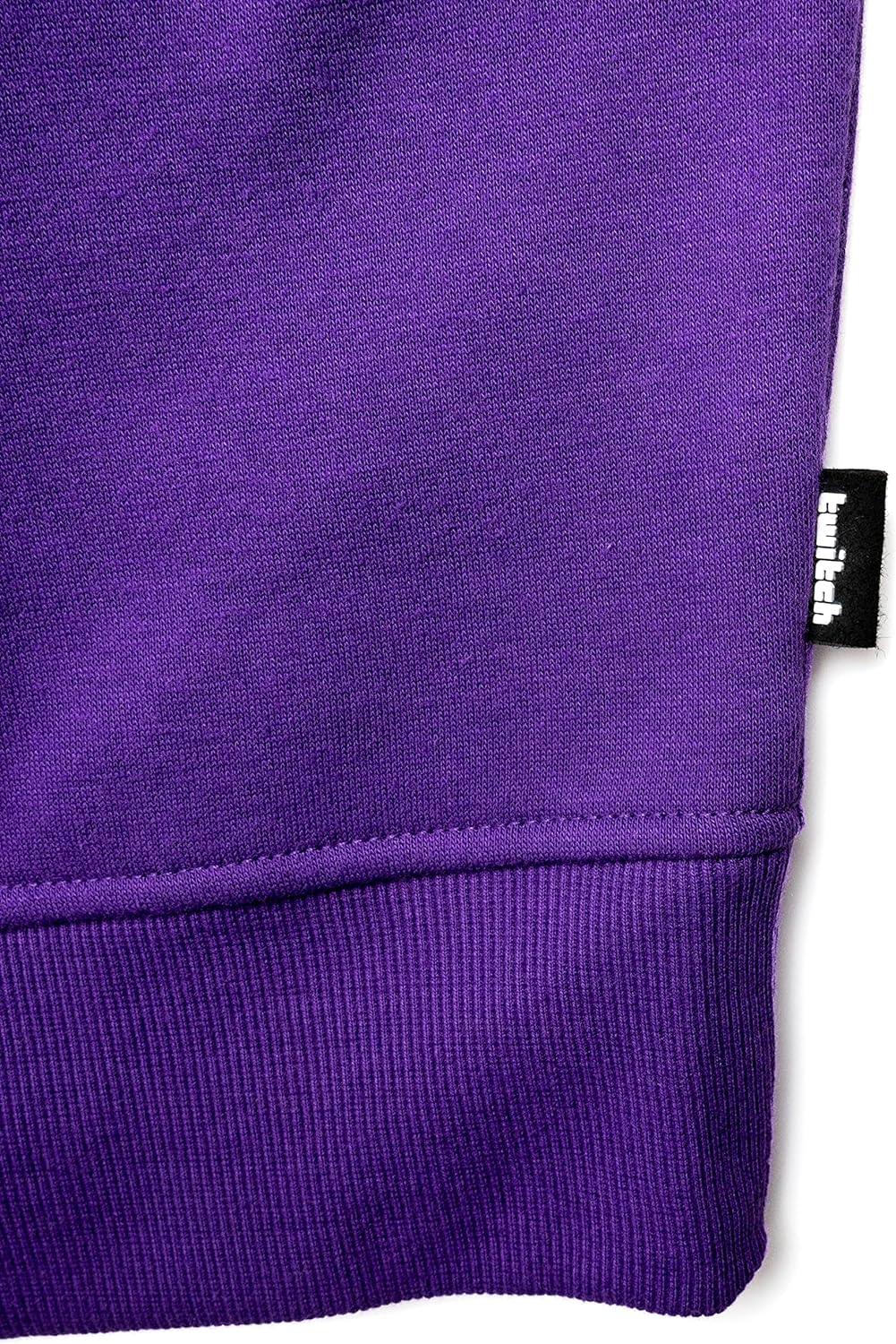Twitch Graphic Hoodie Sweatshirt - Purple Size M - Massive Discounts